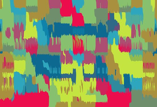 red blue green yellow pink painting abstract background by Timmy333