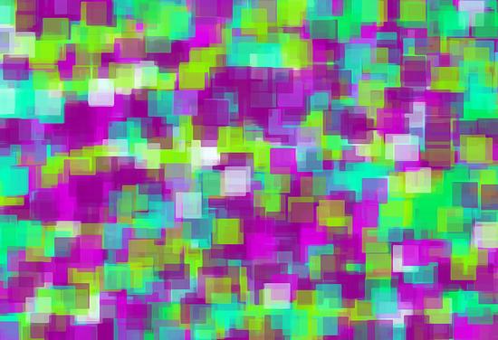 green and purple square pattern abstract background by Timmy333