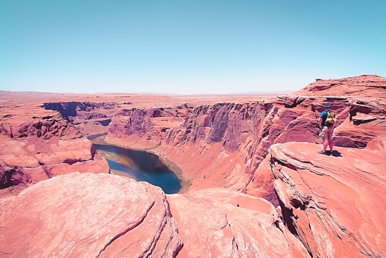 Desert at Horseshoe Bend, Arizona, USA by Timmy333