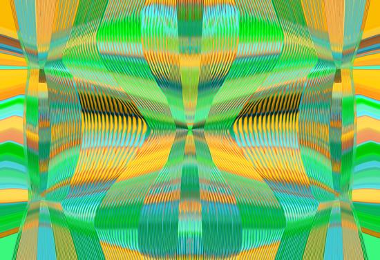 green and yellow lines drawing texture abstract background by Timmy333