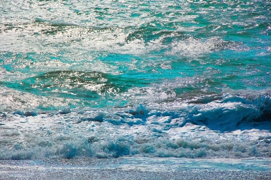 blue ocean wave texture abstract background by Timmy333