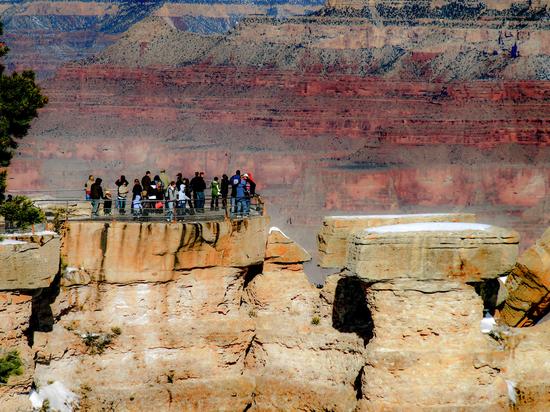 Beautiful scenic at Grand Canyon national park, USA in winter by Timmy333