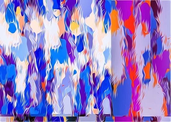 blue purple pink orange and red painting abstract background by Timmy333