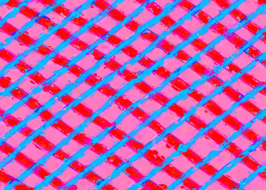 line pattern painting abstract background in pink red blue by Timmy333