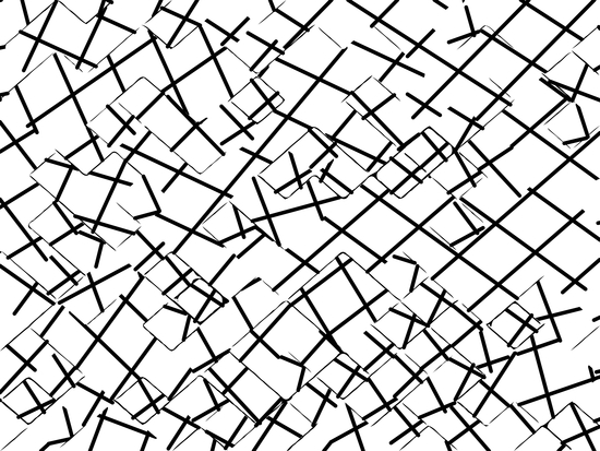 geometric square shape abstract background in black and white by Timmy333