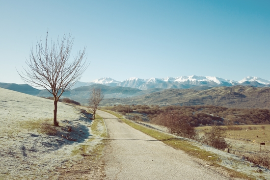 Mountains in the background I by Salvatore Russolillo