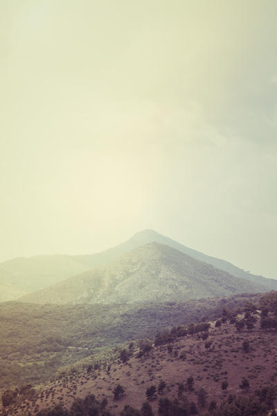 Mountains in the background III by Salvatore Russolillo