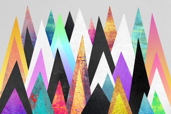 Colorful Peaks by Elisabeth Fredriksson