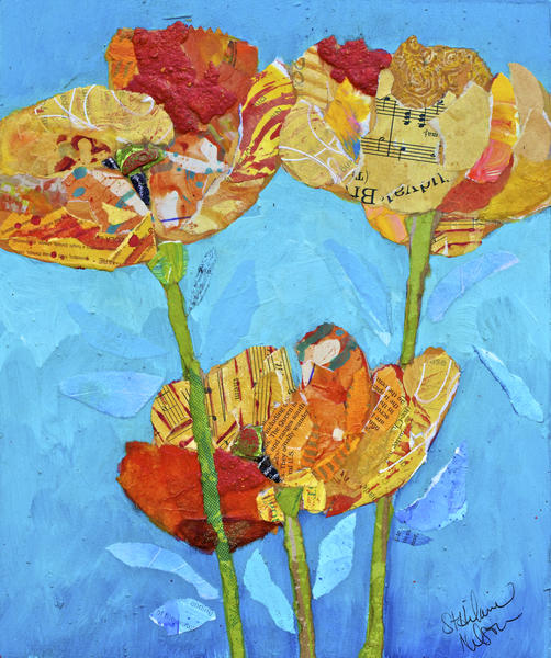 Orange Poppies by Elizabeth St. Hilaire