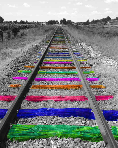 Rainbow Railway by Ivailo K