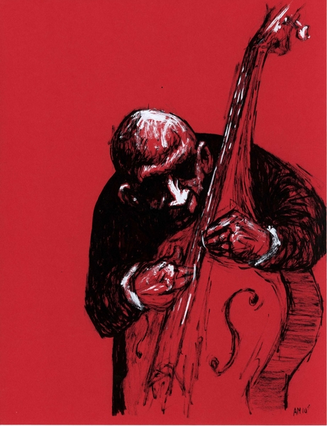 red bass by Aaron Morgan