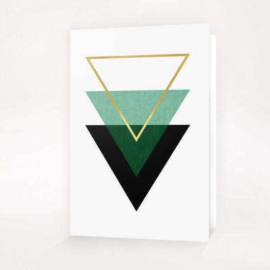 Geometric and golden art I Greeting Card & Postcard by Vitor Costa