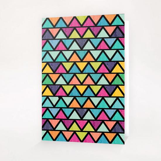 Lovely Geometric Background Greeting Card & Postcard by Amir Faysal