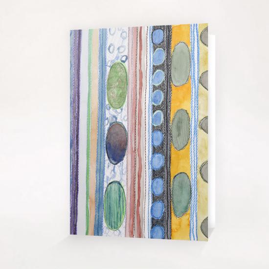 . Serene Stripes  Greeting Card & Postcard by Heidi Capitaine