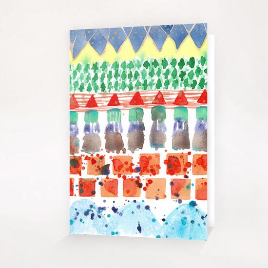 Snowy Landscape  Greeting Card & Postcard by Heidi Capitaine