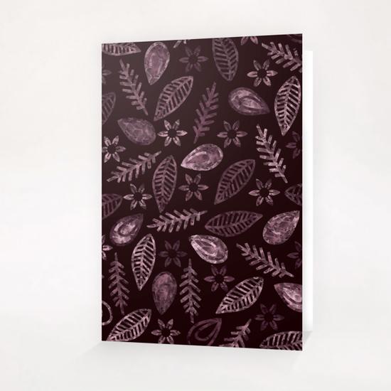 Floral X 0.2 Greeting Card & Postcard by Amir Faysal