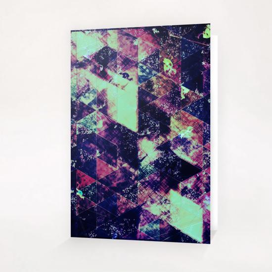 Abstract Geometric Background #4 Greeting Card & Postcard by Amir Faysal