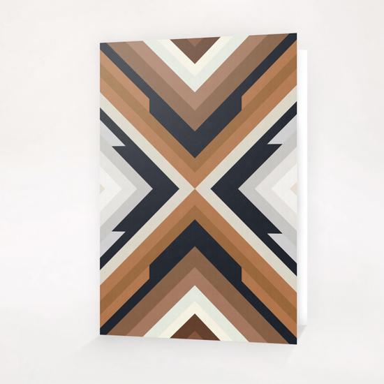 Dynamic geometric pattern Greeting Card & Postcard by Vitor Costa