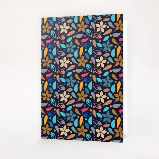 LOVELY FLORAL PATTERN X 0.1 Greeting Card & Postcard by Amir Faysal