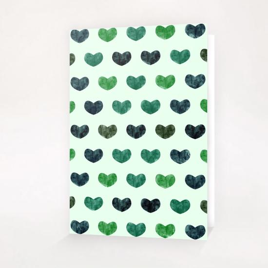 Cute Hearts X 0.2 Greeting Card & Postcard by Amir Faysal