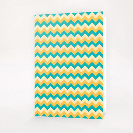 Lovely Chevron X 0.1 Greeting Card & Postcard by Amir Faysal