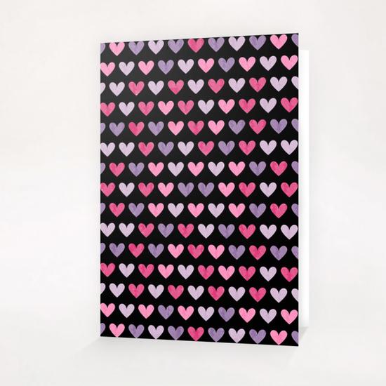 Cute Hearts Greeting Card & Postcard by Amir Faysal