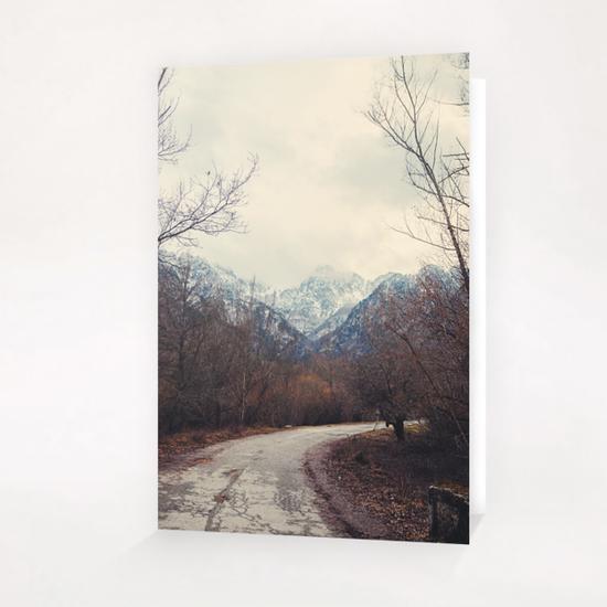 Road with mountain III Greeting Card & Postcard by Salvatore Russolillo