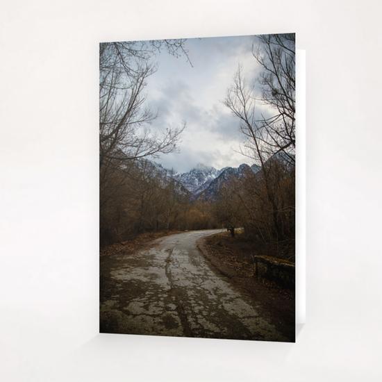 Road with mountain II Greeting Card & Postcard by Salvatore Russolillo