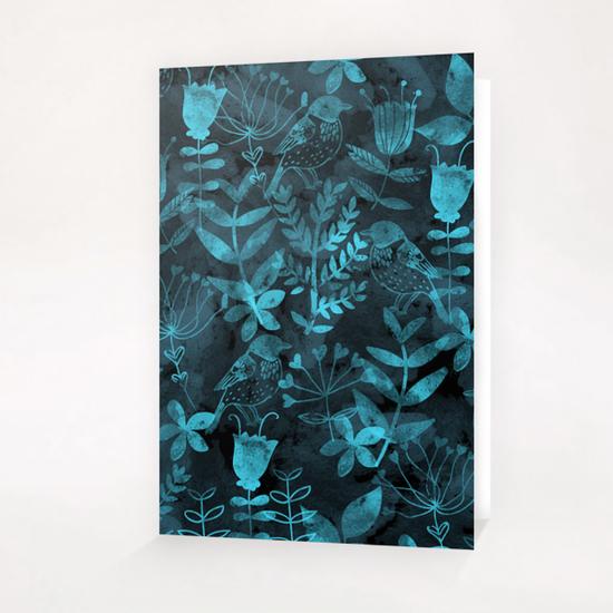 Abstract Botanical Garden  Greeting Card & Postcard by Amir Faysal