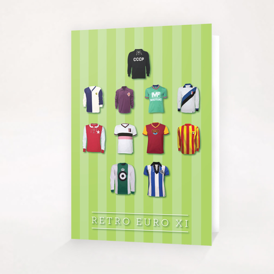 RETRO EURO XI Greeting Card & Postcard by Louis Loizou