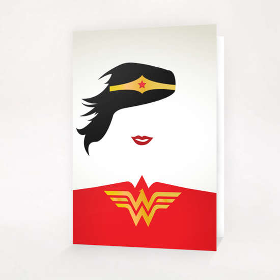 WONDER WOMAN Greeting Card & Postcard by Roberto Caporilli