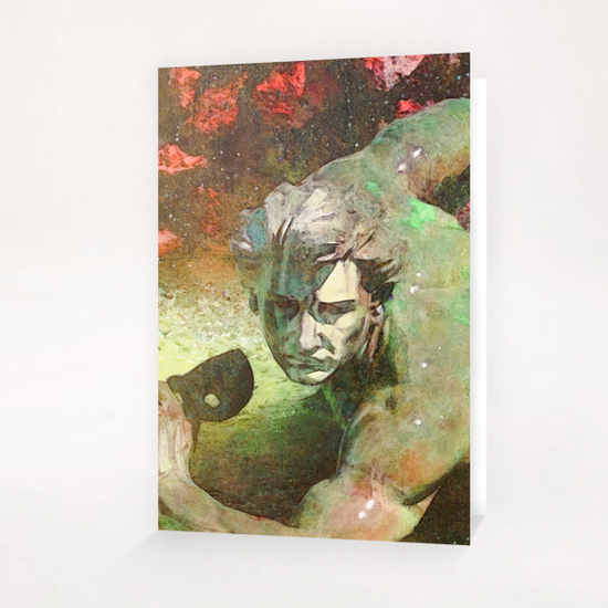 l'homme au masque Greeting Card & Postcard by Malixx