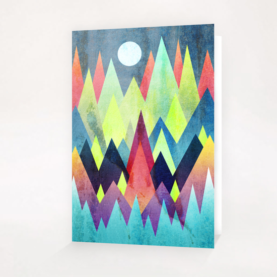 Land of northern lights Art Greeting Card & Postcard by Elisabeth Fredriksson