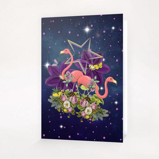 FLAMINGOS  Greeting Card & Postcard by GloriaSanchez