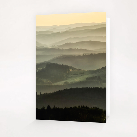 Lazy afternoon in Beskidy Greeting Card & Postcard by Jarek Blaminsky