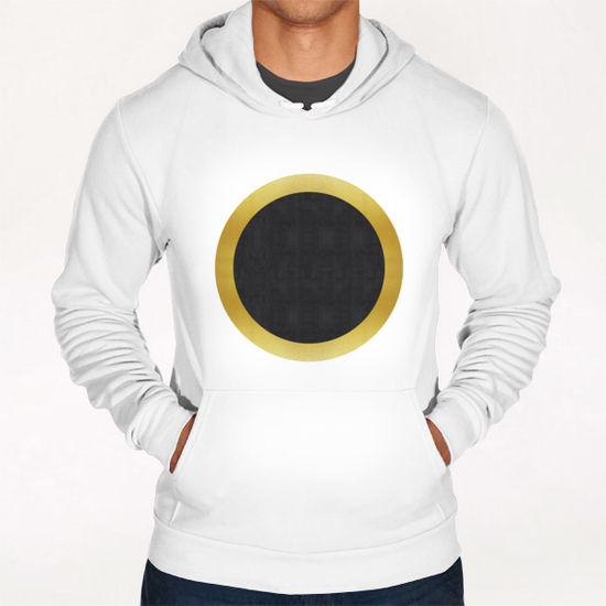 Geometric and golden art III Hoodie by Vitor Costa