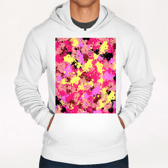 Paint Splash X 0.2 Hoodie by Amir Faysal