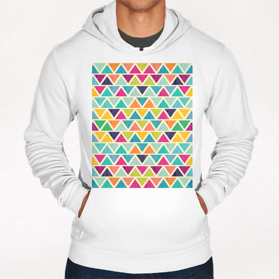 Lovely Geometric Background Hoodie by Amir Faysal