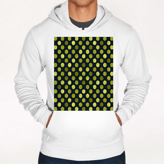 Watercolor Polka Dots  X 0.2 Hoodie by Amir Faysal