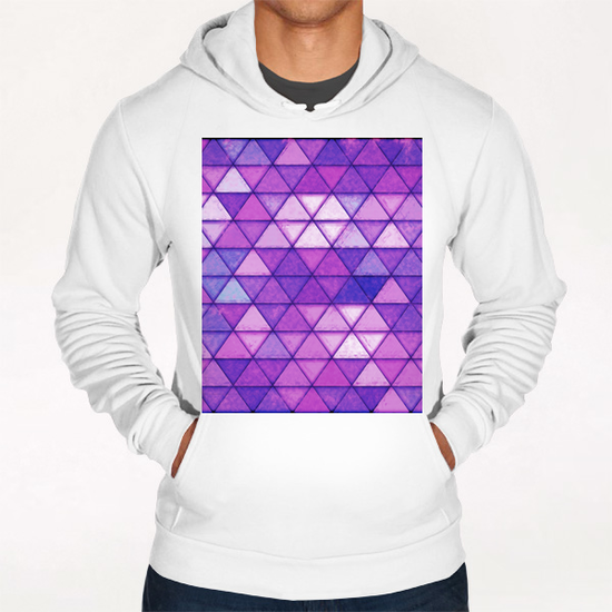 Abstract Geometric Background #17 Hoodie by Amir Faysal