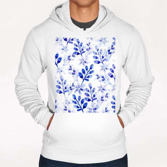 Watercolor Floral X 0.6 Hoodie by Amir Faysal