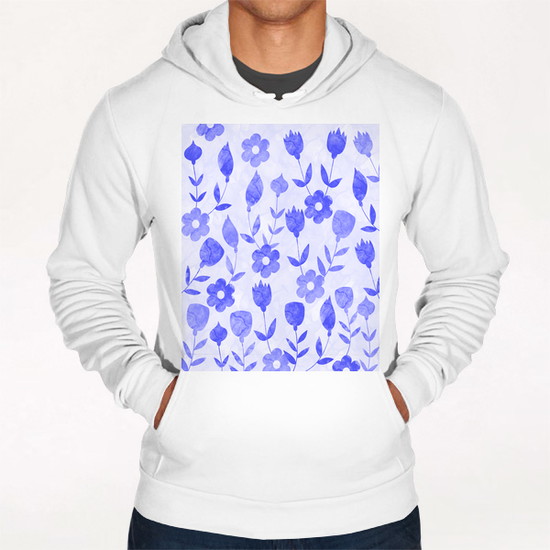 Watercolor Floral X 0.12 Hoodie by Amir Faysal