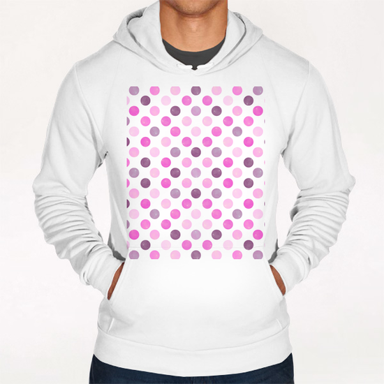 Watercolor Polka Dots #3 Hoodie by Amir Faysal