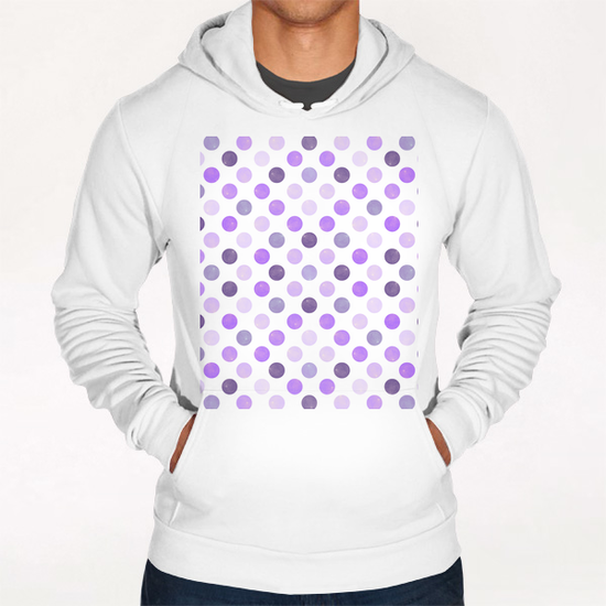 Watercolor Polka Dots  Hoodie by Amir Faysal