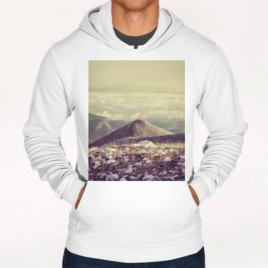 Mountains in the background IV Hoodie by Salvatore Russolillo