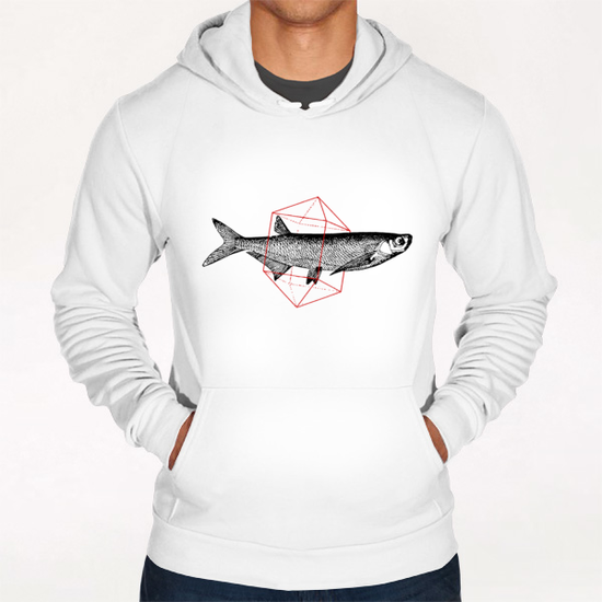 Fish In Geometrics II Hoodie by Florent Bodart - Speakerine