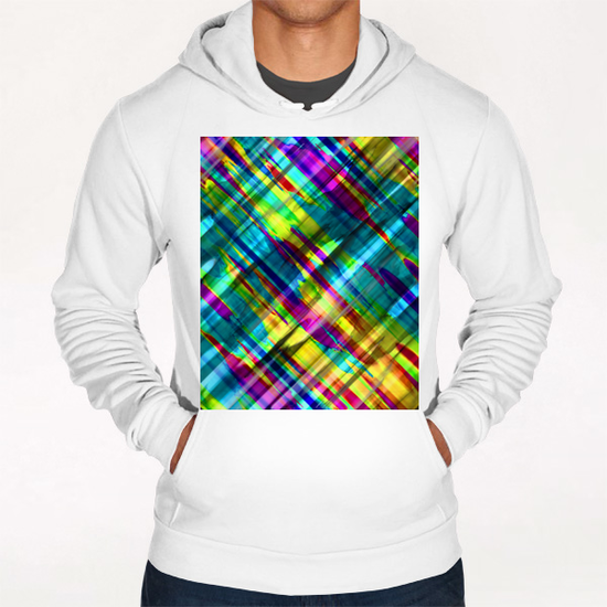 Colorful digital art splashing G72 Hoodie by MedusArt