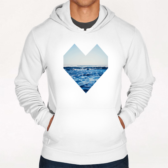 Ocean Heart Hoodie by Leah Flores