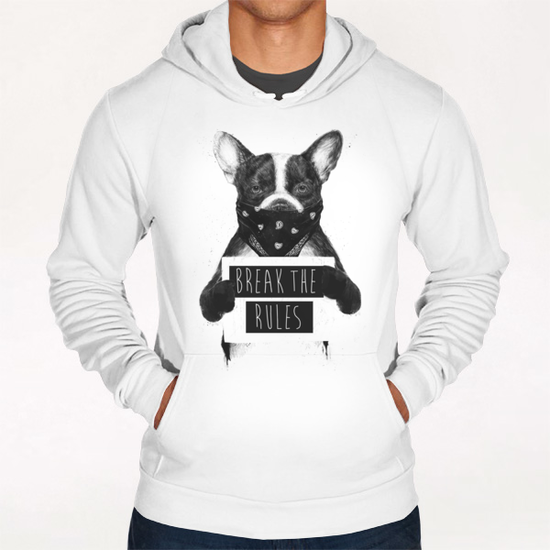 Rebel dog Hoodie by Balazs Solti