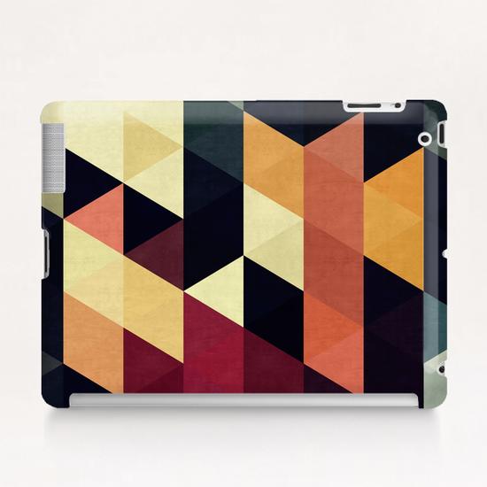 Pattern cosmic triangles Tablet Case by Vitor Costa